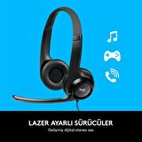 Logitech H390 Mikrofonlu Stereo Standart Kulak Üstü Kablolu Kulaklık
