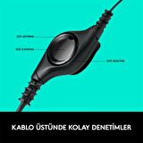 Logitech H390 Mikrofonlu Stereo Standart Kulak Üstü Kablolu Kulaklık