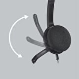 Logitech H340 Mikrofonlu Stereo Standart Kulak Üstü Kablolu Kulaklık