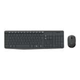 Logitech MK235 Multimedya Q Klavye Mouse Set Siyah
