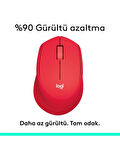 (OUTLET) Logitech M330 Silent Plus 910-004911 Kırmızı Sessiz Optik Kablosuz Mouse