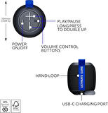 Logitech Ultimate Ears WONDERBOOM Play Taşınabilir Su Geçirmez Bluetooth Hoparlör Siyah