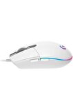 Logitech G102 Beyaz Lightsync Gaming Mouse + Oem Gaming Mouse Pad 40x30cm