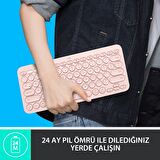 Logitech K380 BLUETOOTH GÜL KEYBOARD TR Q 920-010067