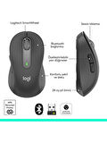 Logitech Signature M650 Büyük Boy Sağ El Için Sessiz Kablosuz Mouse - Siyah OUTLET