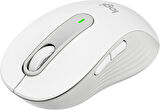 Logitech M650 Signature 910-006238 Beyaz Sessiz Büyük Boy Sağ El Optik Kablosuz Mouse Teşhir