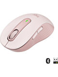 Logitech Signature M650 Küçük ve Orta Boy Sağ El Için Sessiz Kablosuz Mouse - Pembe OUTLET