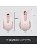 Logitech Signature M650 Küçük ve Orta Boy Sağ El Için Sessiz Kablosuz Mouse - Pembe OUTLET