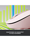 Logitech Signature M650 Küçük ve Orta Boy Sağ El Için Sessiz Kablosuz Mouse - Pembe OUTLET
