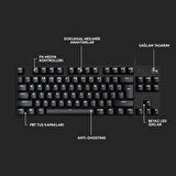 Logitech G413 TKL SE 920-010564 Tactile Switch Kablolu Mekanik Oyuncu Klavyesi - Outlet