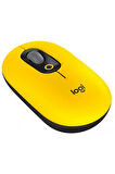 Logitech POP Emoji 910-006546 Sarı Sessiz Optik Kablosuz Mouse - Teşhir
