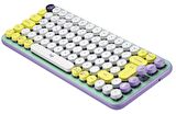LOGİTECH POP KEYS KABLOSUZ MEKANİK KLAVYE SARI & LİLA 920-010819