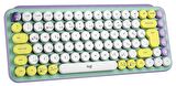 LOGİTECH POP KEYS KABLOSUZ MEKANİK KLAVYE SARI & LİLA 920-010819