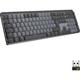 Logitech Mx MECHANICAL Kablosuz Aydınlatmalı İngilizce Q Performans Klavyesi - Siyah