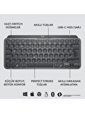 Logitech MX Keys Mini Combo Minimalist Kablosuz Aydınlatmalı Q-Türkçe Klavye ve MX Anywhere 3 Kompakt Performans Mouse Seti,