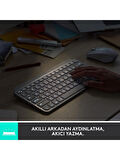 Logitech MX Keys Mini Combo Minimalist Kablosuz Aydınlatmalı Q-Türkçe Klavye ve MX Anywhere 3 Kompakt Performans Mouse Seti,