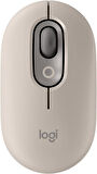 Logitech POP Emoji 910-006651 Bej Sessiz Optik Kablosuz Mouse - Teşhir