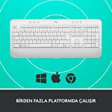 Logitech Signature K650 Bilek Destekli Kablosuz Beyaz Klavye 920-010973