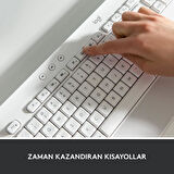 Logitech K650 Signature Kablosuz Beyaz Klavye - Outlet