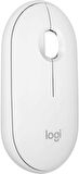 Logitech Pebble 2 M350S 910-007013 Beyaz Sessiz Optik Kablosuz Mouse - Outlet