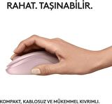 Logitech M240 Sessiz Kompakt Kablosuz Bluetooth Mouse - Pembe 910-007121