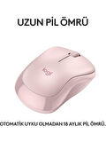 Logitech M240 Sessiz Kompakt Kablosuz Bluetooth Mouse - Pembe OUTLET