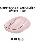 Logitech M240 Sessiz Kompakt Kablosuz Bluetooth Mouse - Pembe OUTLET