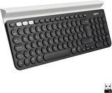 Logitech K780 Multi-Platform İngilizce Q Kablosuz Klavye Siyah