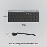 Logitech K585 Multi-Device Slim Kablosuz İngilizce Klavye