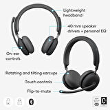 Logitech Zone 950 Hibrit ANC Bluetooth USB-C USB-A özellikli Premium Gürültü Önleyici Kulaklık