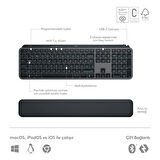 Logitech MX Keys Combo S Bilek Destekli Türkçe Klavye ve Mouse Seti 920-011615