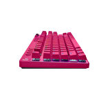 Logitech G Pro X Lightspeed Kablosuz Tactile  İngilizce Q Magenta Oyuncu Klavyesi - 920-012159
