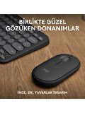 Logitech Pebble 2 Combo Siyah Kablosuz Klavye Mouse Seti OUTLET