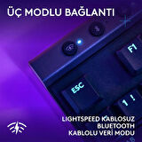 Logitech G515 Lightspeed TKL Tactile Switch İngilizce RGB Kablosuz Siyah Gaming Klavye (920-012538)