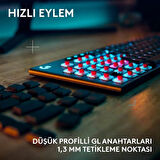 Logitech G915 X Lightspeed Tactile Switch Low Profile RGB İngilizce Gaming Klavye (920-012676)