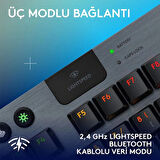 Logitech G915 X Lightspeed TKL Low Profile Tactile Switch İngilizce RGB Kablosuz Siyah Gaming Klavye (920-012721)