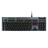 Logitech G915 X GL Tactile Brown Switch RGB Kablolu İngilizce Mekanik Gaming Klavye (920-012942)