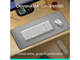 LOGITECH MK250 Kablosuz Bluetooth Kablosuz Klavye ve Mouse Seti Beyaz