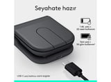LOGITECH Mobi Fold Ultra Kompakt Katlanabilir Bluetooth Mouse Siyah 910-007604