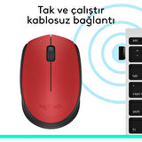 M171 Kablosuz Mouse Kırmızı 910-004641