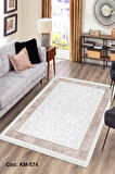 Pamuk Dokuma Taban Kaymaz Yıkanabilir Klasik Desenli  Salon Halısı Mutfak Halısı Koridor Halısı