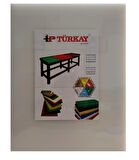Türkay Polietilen Kesme Tahtası Beyaz 50x30x2cm
