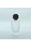 PARFÜM ŞİŞESİ 50 ML (20 ADET) KONİK PRİZMA KOLAY KAPAMA BOŞ ŞİŞE