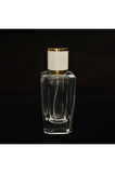 PARFÜM ŞİŞESİ 50 ML (20 ADET) KONİK PRİZMA KOLAY KAPAMA BOŞ ŞİŞE