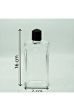 KOLONYA ŞİŞESİ 160 ML (15 ADET) YASSI OVAL BOŞ ŞİŞE