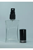 PARFÜM ŞİŞESİ 30 ML (25 ADET) METAL VALF VE KAPAK İÇBÜKEY BOŞ ŞİŞE