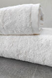 2'li Set Banyo Havlusu - Bambu & Nakışlı Banyo Havlu Seti - 2'li Çeyiz Seti - Tivoli Lisette - Ekru