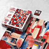 20664 Untitled Abstract Composition 1000 Parça Puzzle
