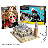 CubicFun National Geographic San Marco Meydanı 3D Puzzle 107 Parç