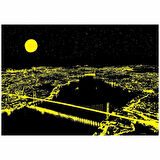 5239 Üç Köprü 1000 Parça Neon - Art Puzzle